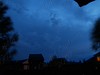 Candace > From the back yard; Storm coming in last night, July 23, 2007.